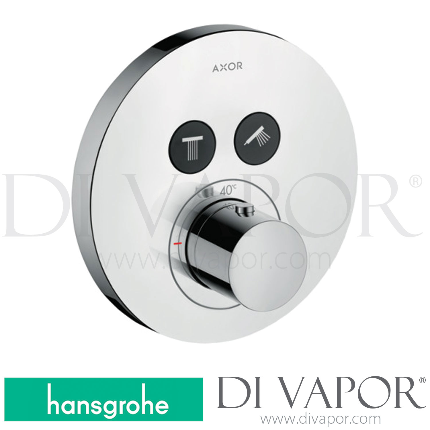 Hansgrohe 36723000 AXOR ShowerSolutions Thermostat for Concealed