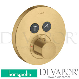 Hansgrohe 36723250 AXOR ShowerSolutions Thermostat for Concealed Installation Round for 2 Functions >11/16 Spare Parts