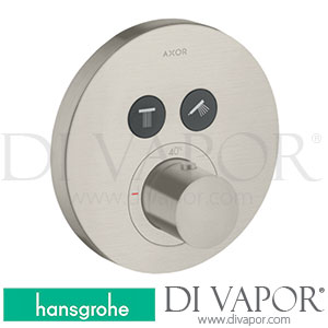 Hansgrohe 36723800 AXOR ShowerSolutions Thermostat for Concealed Installation Round for 2 Functions >11/16 Spare Parts