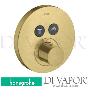 Hansgrohe 36723950 AXOR ShowerSolutions Thermostat for Concealed Installation Round for 2 Functions >11/16 Spare Parts