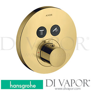 Hansgrohe 36723990 AXOR ShowerSolutions Thermostat for Concealed Installation Round for 2 Functions >11/16 Spare Parts
