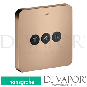 Hansgrohe 36773300 AXOR ShowerSelect Valve for Concealed Installation Softsquare for 3 Functions >11/16 Spare Parts
