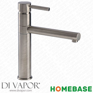 Homebase 368572 Clyne Single Lever Kitchen Tap - Brushed Spare Parts