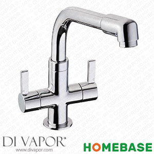 Homebase 368588 Funktion Dual Handle Monobloc Kitchen Tap - Chrome Spare Parts