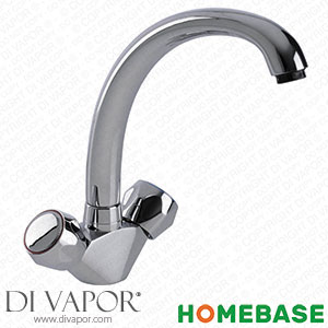 Homebase 368589 Inter Dual Handle Monobloc Kitchen Tap - Chrome Spare Parts