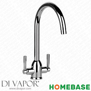 Homebase 368592 Classico Dual Handle Monobloc Kitchen Tap - Chrome Spare Parts