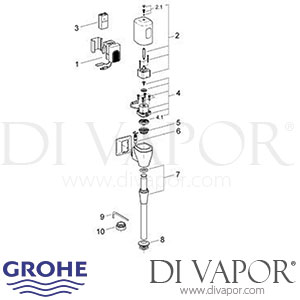 Grohe 37008 Actron Quadro Infra-Red Electronic for Urinal Spare Parts