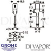 Grohe Infra-Red Electronic for Urinal Dimensions