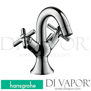 Hansgrohe 37035000 AXOR Terrano 2-Handle Basin Mixer for Hand Basins Dn15 09/01 - 12/09 Spare Parts