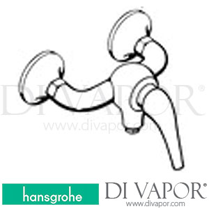 Hansgrohe 37600810 AXOR Terrano Single Lever Shower Mixer for Exposed Fitting Dn15 09/99 - 12/09 Spare Parts