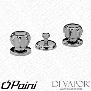 Paini 37CR306 Arno 3-Hole Bidet Mixer Tap with 1