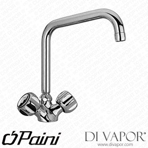 Paini 37CR570M Arno Kitchen Monobloc Tap with 90MA2GRADI2AM Tube Spout Spare Parts