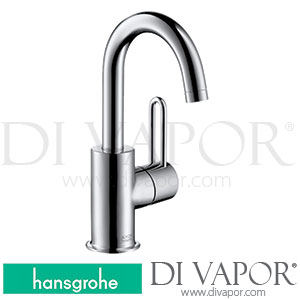 Hansgrohe 38035000 AXOR Uno? Single Lever Basin Mixer 160 with Pop-Up Waste Set and Swivel Spout with 360? Range for Hand Washbasins 06/05 - 12/09 Spare Parts