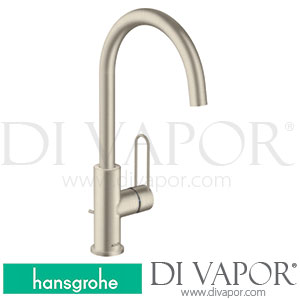 Hansgrohe 38036820 AXOR Uno Single Lever Basin Mixer 240 with Loop Handle and Pop-Up Waste Set >07/17 Spare Parts