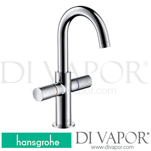 Hansgrohe 38045000 AXOR Uno? 2-Handle Basin Mixer 170 with Pop-Up Waste Set and Swivel Spout with 360? Range for Hand Washbasins 06/05 - 12/09 Spare Parts