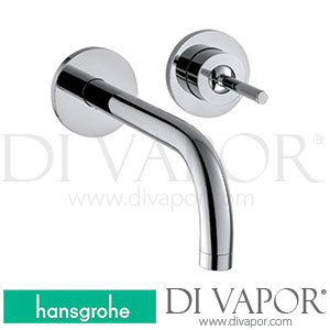 Hansgrohe 38113007 AXOR Uno Single Lever Basin Mixer for Concealed Installation Wall-Mounted with Spout 165 Mm and Escutcheons >01/18 Spare Parts