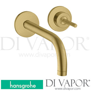 Hansgrohe 38113250 AXOR Uno Single Lever Basin Mixer for Concealed Installation Wall-Mounted with Spout 165 Mm and Escutcheons >11/16 Spare Parts