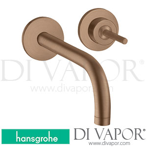 Hansgrohe 38116310 AXOR Uno Single Lever Basin Mixer for Concealed Installation Wall-Mounted with Spout 225 Mm and Escutcheons >11/16 Spare Parts