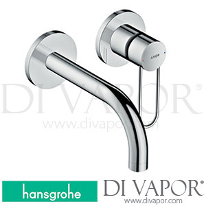 Hansgrohe 38121000 AXOR Uno Single Lever Basin Mixer for Concealed Installation Wall-Mounted with Loop Handle and Spout 165 Mm >04/17 Spare Parts