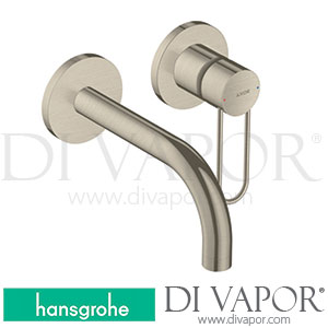 Hansgrohe 38121820 AXOR Uno Single Lever Basin Mixer for Concealed Installation Wall-Mounted with Loop Handle and Spout 165 Mm >07/17 Spare Parts