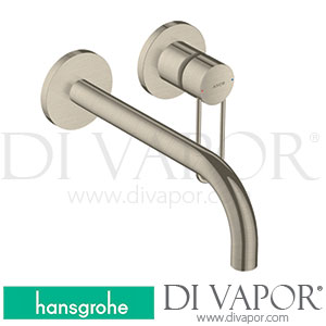Hansgrohe 38122820 AXOR Uno Single Lever Basin Mixer for Concealed Installation Wall-Mounted with Loop Handle and Spout 225 Mm >07/17 Spare Parts