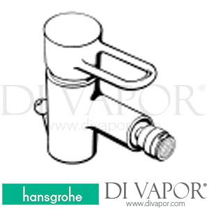 Hansgrohe 38201030 AXOR Uno Single Lever Bidet Mixer with U-Handle 01/02 - 11/04 Spare Parts