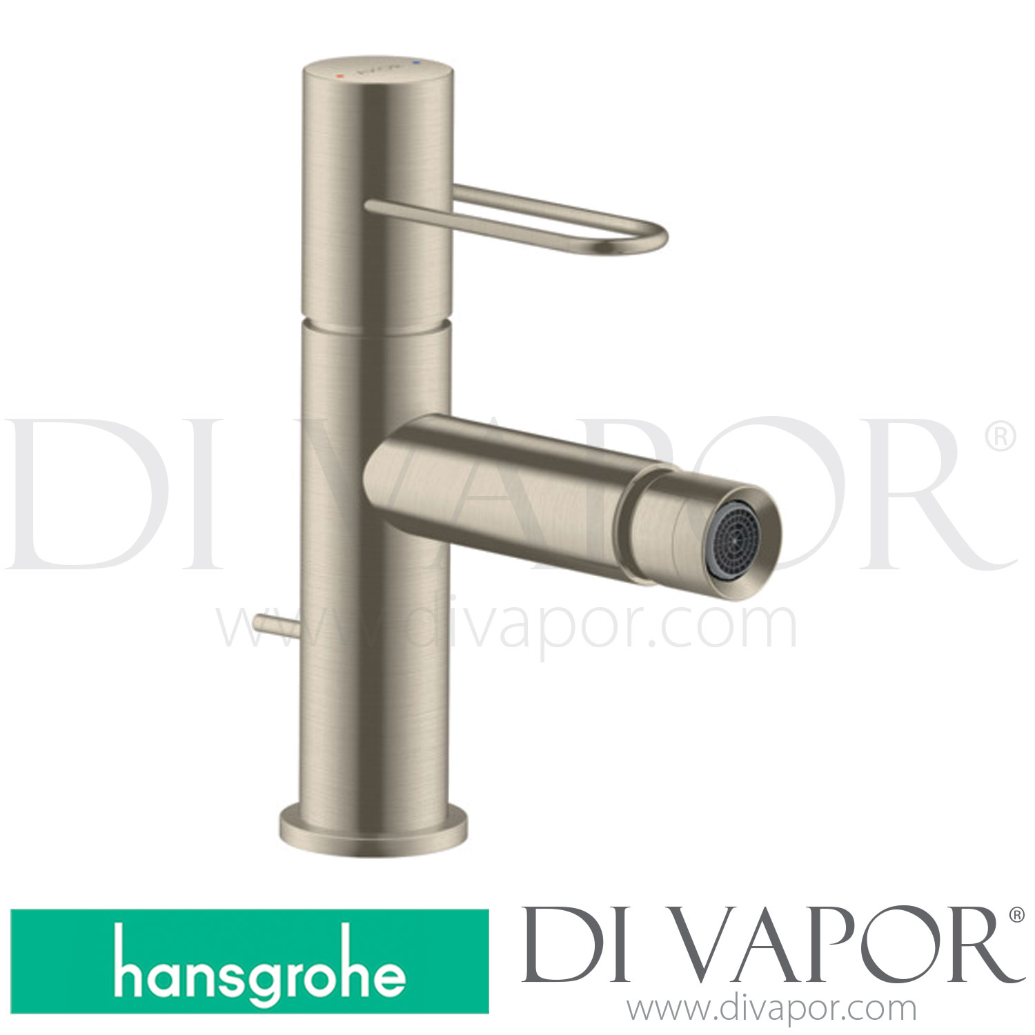 Hansgrohe 38211820 AXOR Uno Single Lever Bidet Mixer with Loop Handle