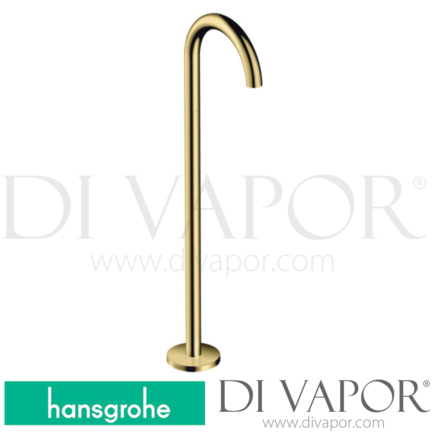 Hansgrohe 38412930 AXOR Uno Bath Spout Curved FloorStanding 04/17 03
