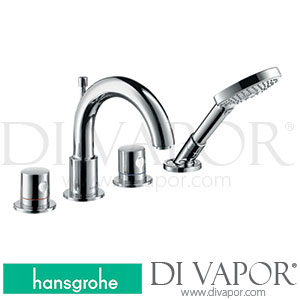 Hansgrohe 38444000 AXOR Uno? 4-Hole Rim Mounted Bath Mixer 03/05 - 05/13 Spare Parts