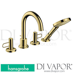 Hansgrohe 38445930 AXOR Uno 4-Hole Rim Mounted Bath Mixer with Loop Handles 04/17 - 12/20 Spare Parts