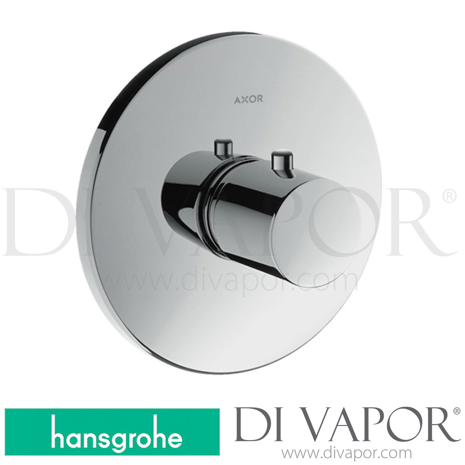 Hansgrohe 38715000 AXOR Uno Thermostat Highflow for Concealed