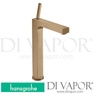 Hansgrohe 39020140 AXOR Citterio Single Lever Basin Mixer 280 with Pin Handle for Wash Bowls with Pop-Up Waste Set >10/16 Spare Parts