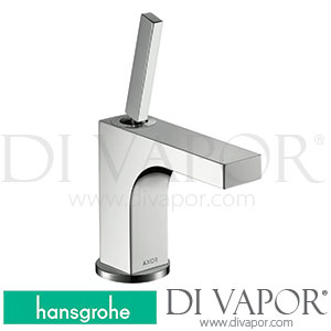 Hansgrohe 39035000 AXOR Citterio Single Lever Basin Mixer 90 with Pin Handle for Hand Washbasins with Pop-Up Waste Set >01/11 Spare Parts