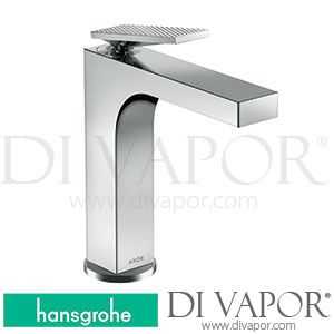 Hansgrohe 39071009 AXOR Citterio Single Lever Basin Mixer 160 with Lever Handle and Pop-Up Waste Set 2 Ticks - Rhombic Cut >10/21 Spare Parts