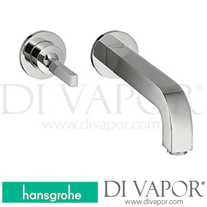 Hansgrohe 39116000 AXOR Citterio Single Lever Basin Mixer for Concealed Installation Wall-Mounted with Pin Handle, Spout 220 Mm and Escutcheons >01/10 Spare Parts