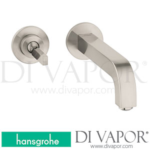 Hansgrohe 39116821 AXOR Citterio Single Lever Basin Mixer for Concealed Installation Wall-Mounted with Pin Handle, Spout 220 Mm and Escutcheons >07/16 Spare Parts