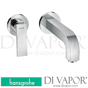 Hansgrohe 39121001 AXOR Citterio Single Lever Basin Mixer for Concealed Installation Wall-Mounted with Lever Handle, Spout 220 Mm and Escutcheons >08/21 Spare Parts