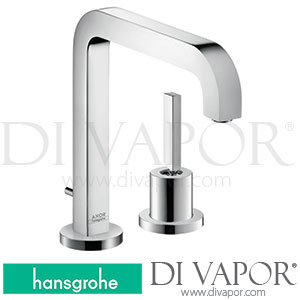 Hansgrohe 39132000 AXOR Citterio 2-Hole Basin Mixer 170 with Pop-Up Waste Set 12/13 - 12/17 Spare Parts