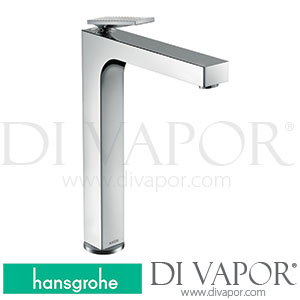 Hansgrohe 39151000 AXOR Citterio Single Lever Basin Mixer 280 with Lever Handle for Wash Bowls with Waste Set - Rhombic Cut >06/21 Spare Parts