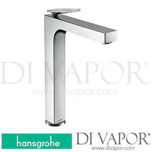 Hansgrohe 39151009 AXOR Citterio Single Lever Basin Mixer 280 with Lever Handle for Wash Bowls with Waste Set 2 Ticks - Rhombic Cut >10/21 Spare Parts