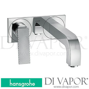 Hansgrohe 39171001 AXOR Citterio Single Lever Basin Mixer for Concealed Installation Wall-Mounted with Lever Handle, Spout 220 Mm and Plate - Rhombic Cut >08/21 Spare Parts