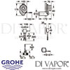 Grohe Temperature Sensor for Urinal Dimensions