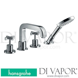 Hansgrohe 39445000 AXOR Citterio 4-Hole Rim Mounted Bath Mixer with Cross Handles 04/04 - 12/04 Spare Parts