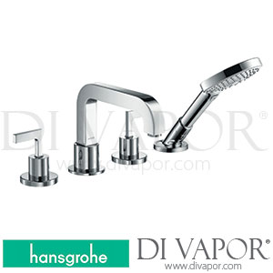 Hansgrohe 39454000 AXOR Citterio 4-Hole Tile Mounted Bath Mixer with Lever Handles and Escutcheons 04/03 - 05/13 Spare Parts