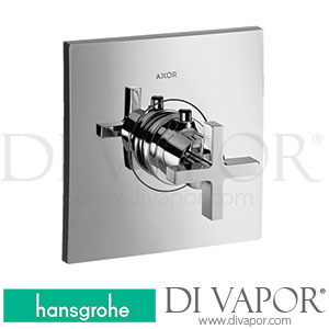 Hansgrohe 39716000 AXOR Citterio Thermostat Highflow for Concealed Installation with Cross Handle 01/05 - 01/12 Spare Parts