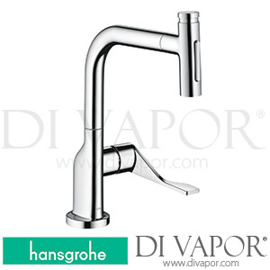 Hansgrohe 39862007 AXOR Citterio Single Lever Kitchen Mixer 230 With Pull-Out Spray, Sbox Spare Parts >10/19
