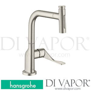 Hansgrohe 39862800 AXOR Citterio Single Lever Kitchen Mixer Select 230 2Jet With Pull-Out Spray And Sbox Spare Parts >01/19