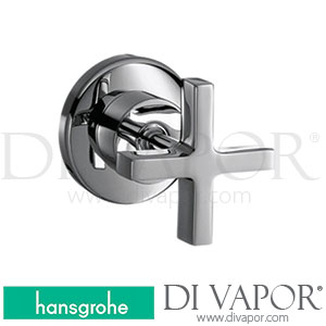 Hansgrohe 39965000 AXOR Citterio Shut-Off Valve for Concealed Installation with Cross Handle >02/11 Spare Parts