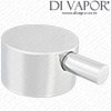 Round Chrome Flow Control Handle Compatible Spare 3G4RC3
