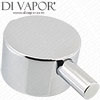 Niagara Observa Concealed Triple Valve Shower Round Chrome Temperature Control Handle for 288648556 Thermostatic Cartridge - 3K5RG5 Compatible Spare